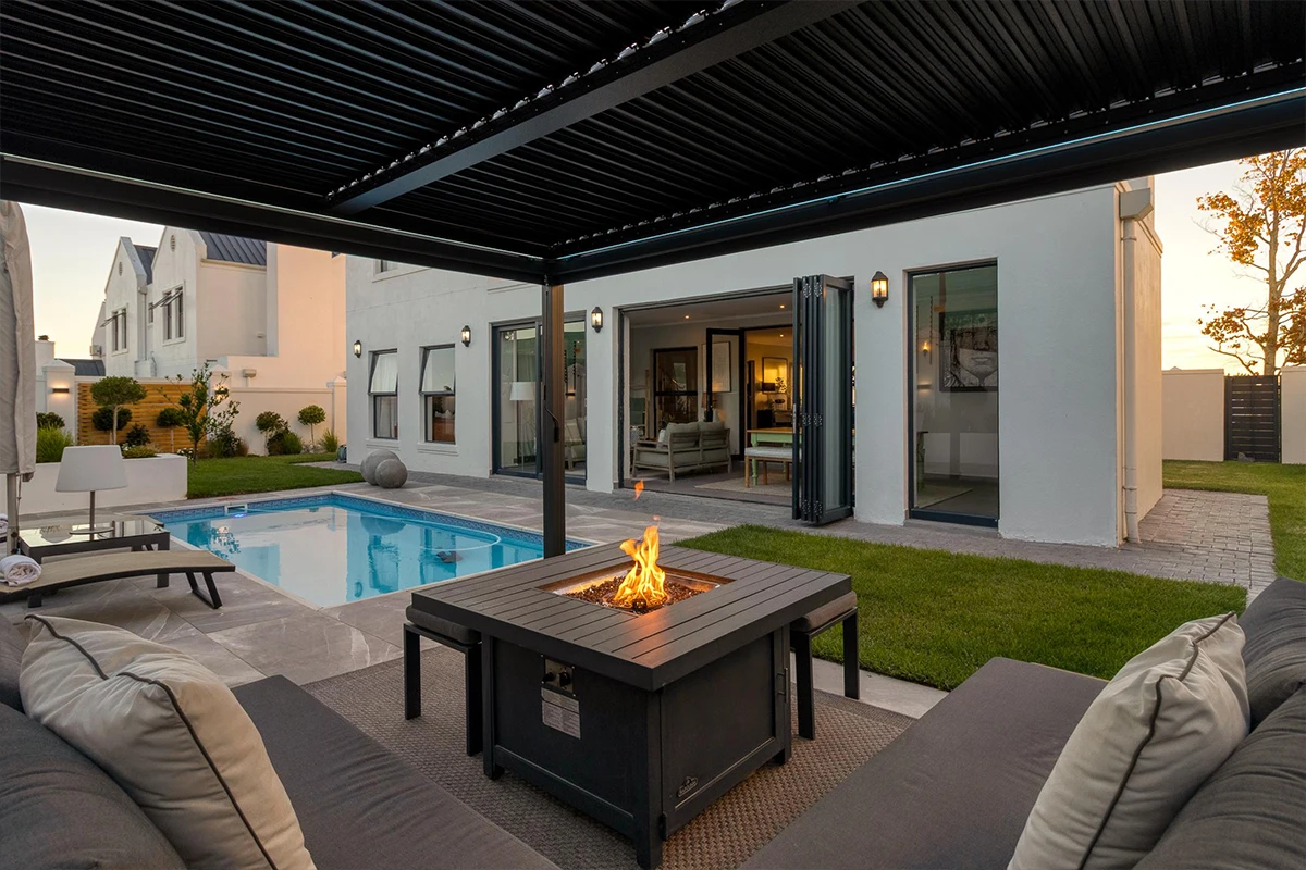 Before and after landscape transformation by Lushline Gardens