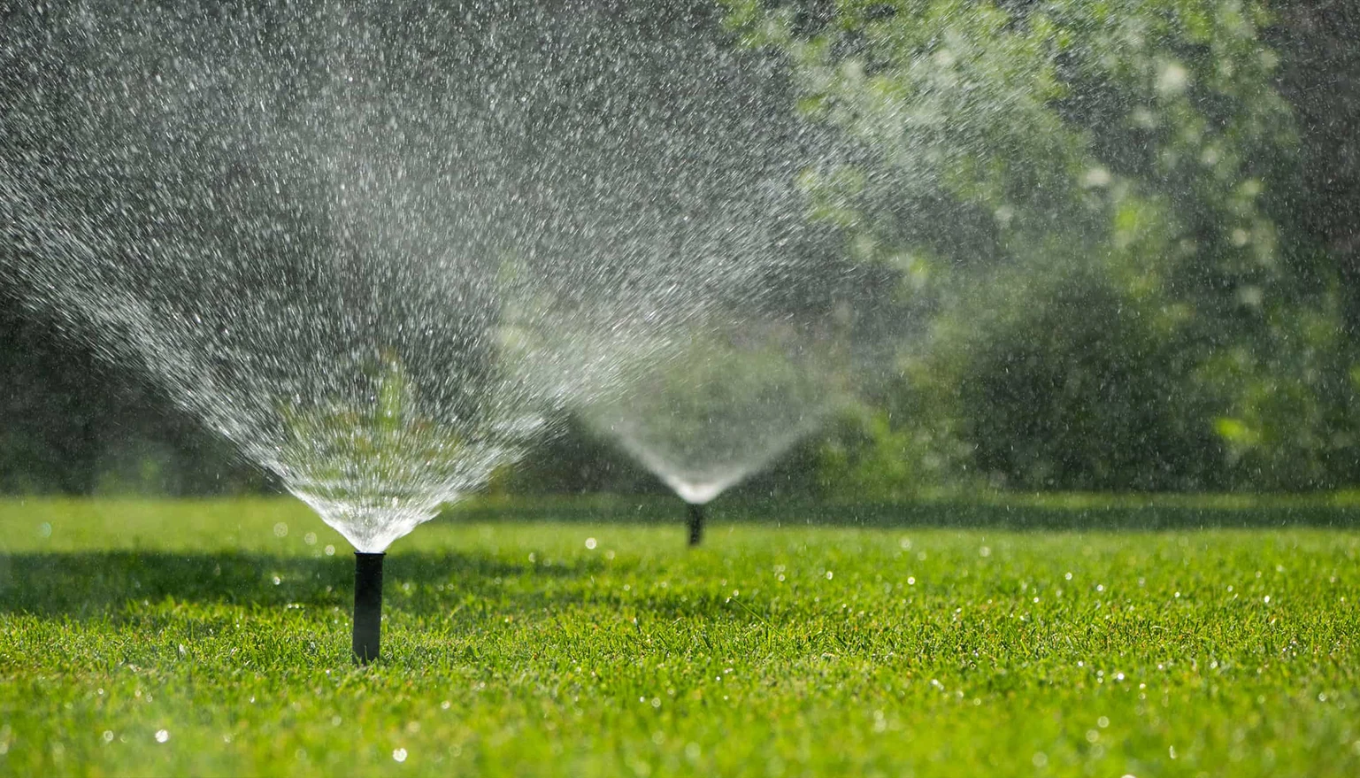 Irrigation installing reliable underground irrigation piping for healthy landscapes.